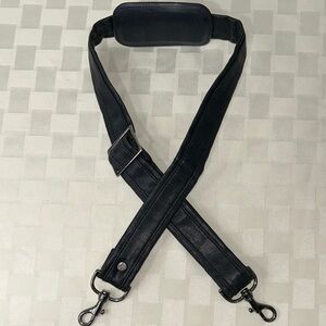 Black Leather Replacement Strap